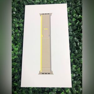 NIB Sealed Apple Watch 49mm Yellow/Beige Trail Loop S/M